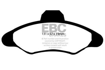 EBC Ultimax Front Brake Pads - DP837