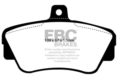 EBC Ultimax Front Brake Pads - DP838