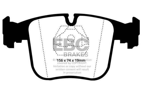EBC Yellowstuff Front Brake Pads - DP4870R