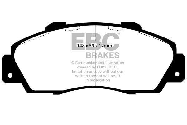 EBC Greenstuff Front Brake Pads - DP2872