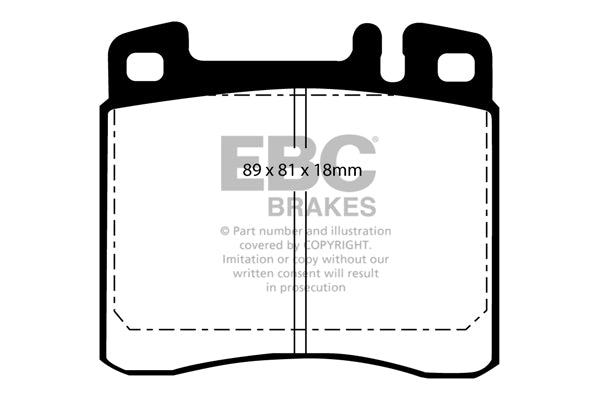 EBC Greenstuff Front Brake Pads - DP2888