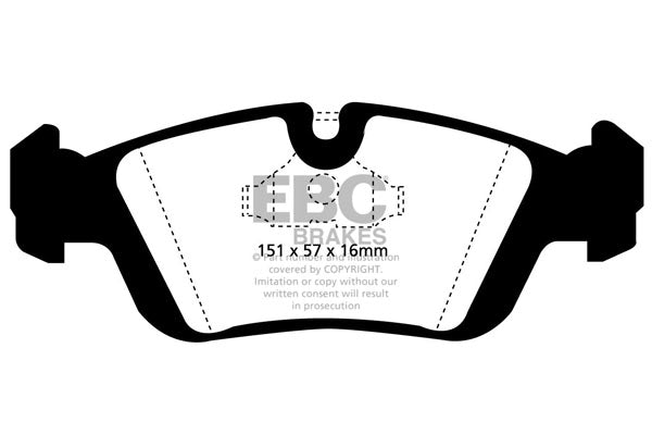 EBC Yellowstuff Front Brake Pads - DP4914R
