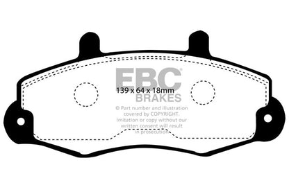 EBC Ultimax Front Brake Pads - DP918