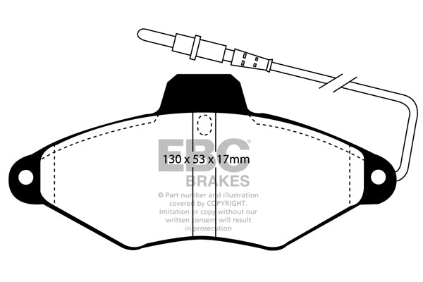 EBC Ultimax Front Brake Pads - DP942