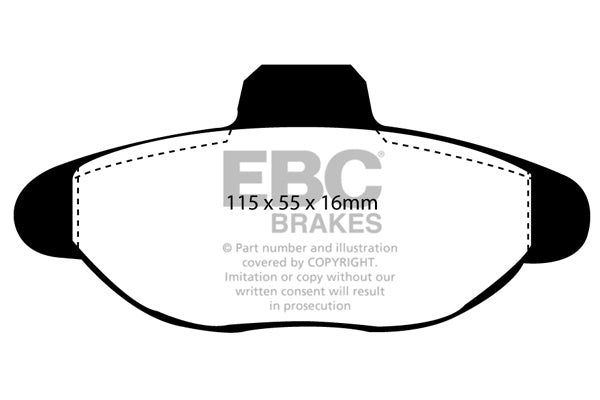 EBC Greenstuff Front Brake Pads - DP2944
