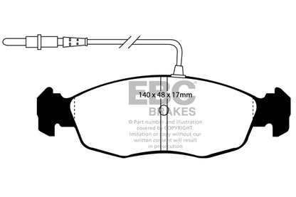 EBC Yellowstuff Front Brake Pads - DP4948R