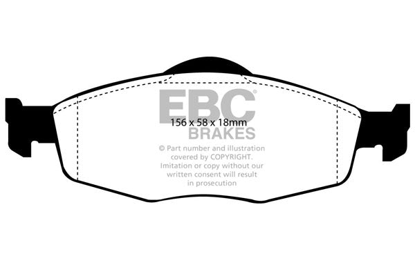 EBC Ultimax Front Brake Pads - DP950
