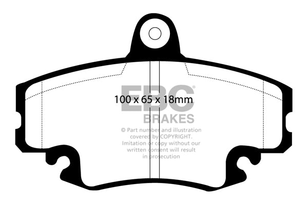 EBC Greenstuff Front Brake Pads - DP2959