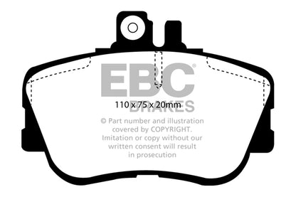 EBC Greenstuff Front Brake Pads - DP2962
