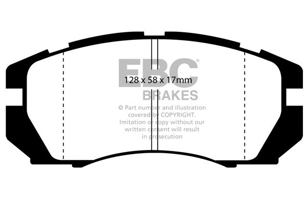 EBC Yellowstuff Front Brake Pads - DP4966R