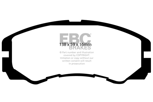 EBC Greenstuff Front Brake Pads - DP6973