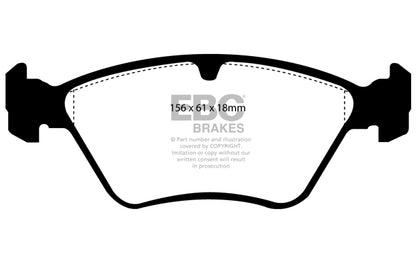 EBC Yellowstuff Front Brake Pads - DP4976R