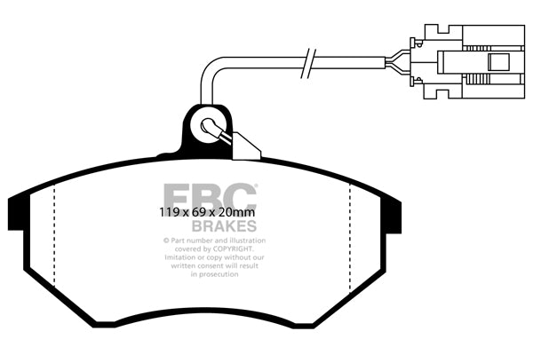 EBC Greenstuff Front Brake Pads - DP2981