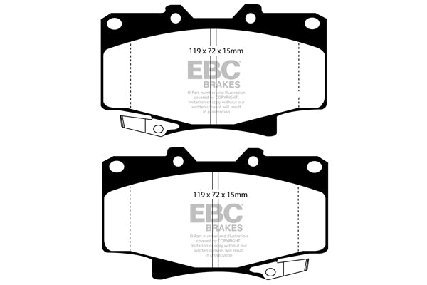 EBC Yellowstuff Front Brake Pads - DP4992R