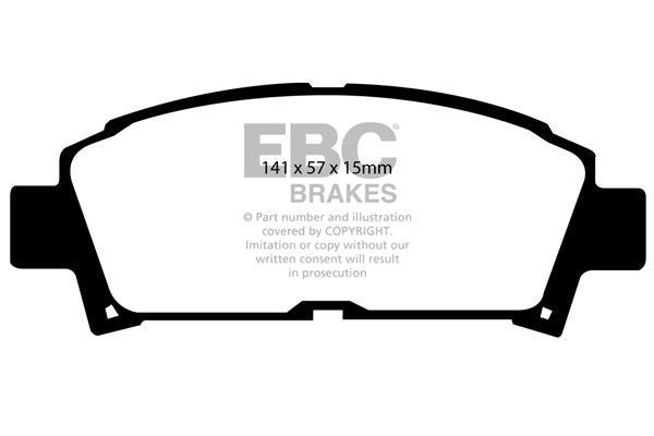 EBC Yellowstuff Front Brake Pads - DP4995R