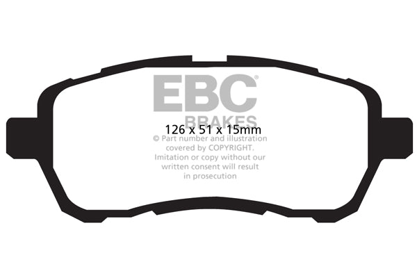 EBC Greenstuff Front Brake Pads - DP22003