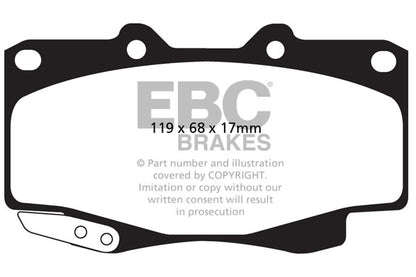 EBC Yellowstuff Front Brake Pads - DP42005R