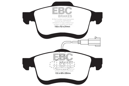 EBC Greenstuff Front Brake Pads - DP22010/2