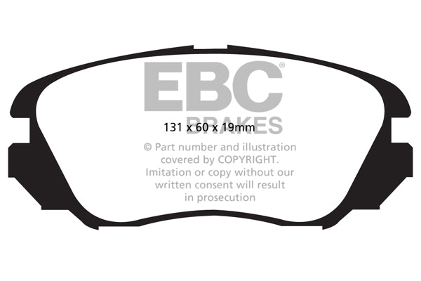EBC Yellowstuff Front Brake Pads - DP42013R