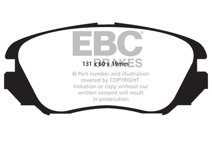 EBC Yellowstuff Front Brake Pads - DP42013R