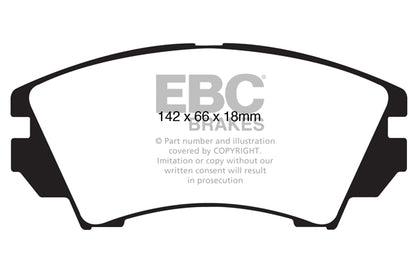 EBC Yellowstuff Front Brake Pads - DP42014R