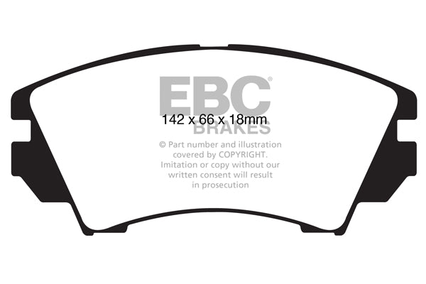 EBC Greenstuff Front Brake Pads - DP22014