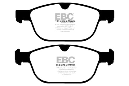 EBC Yellowstuff Front Brake Pads - DP42018R