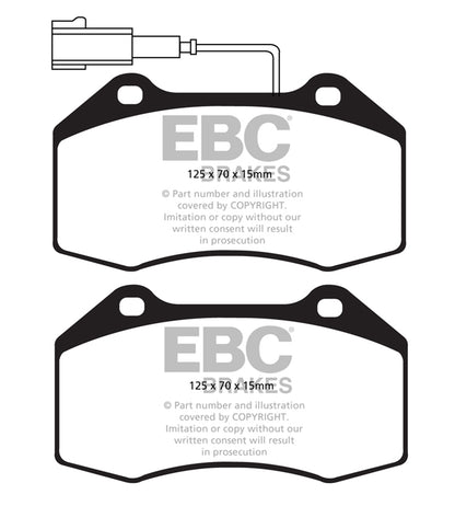 EBC Yellowstuff Front Brake Pads - DP42021R
