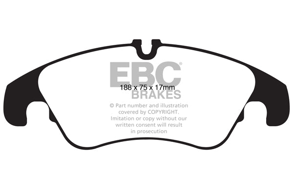 EBC Redstuff Front Brake Pads - DP32022C
