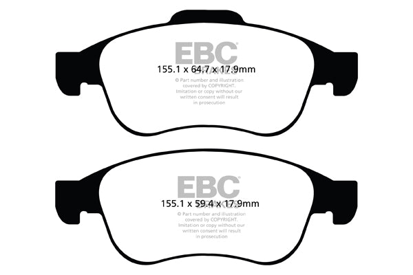 EBC Yellowstuff Front Brake Pads - DP42023R
