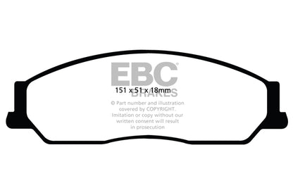 EBC Greenstuff Front Brake Pads - DP22036