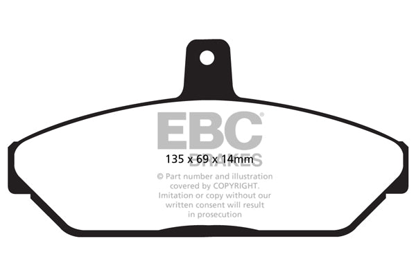 EBC Greenstuff Front Brake Pads - DP22037