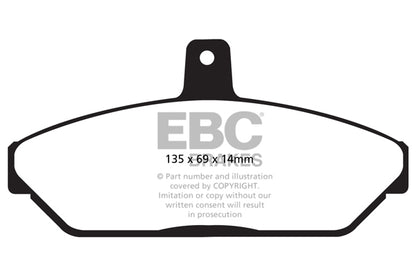 EBC Greenstuff Front Brake Pads - DP22037