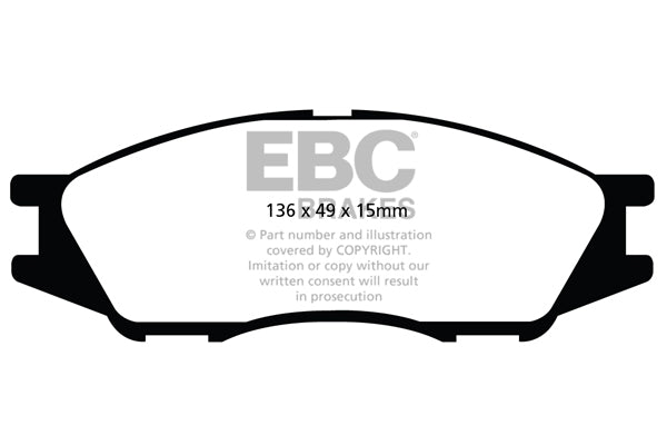 EBC Greenstuff Front Brake Pads - DP22038