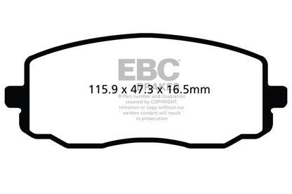 EBC Greenstuff Front Brake Pads - DP22050