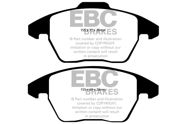 EBC Greenstuff Front Brake Pads - DP22052