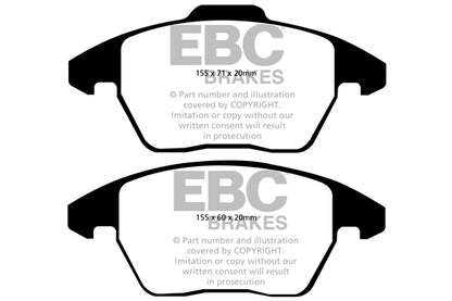 EBC Yellowstuff Front Brake Pads - DP42052R