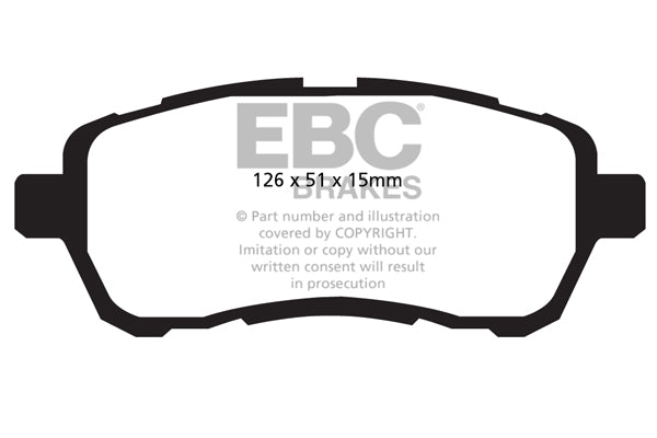 EBC Greenstuff Front Brake Pads - DP22058