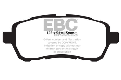 EBC Greenstuff Front Brake Pads - DP22058