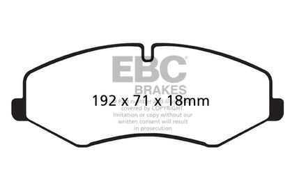 EBC Yellowstuff Front Brake Pads - DP42060R