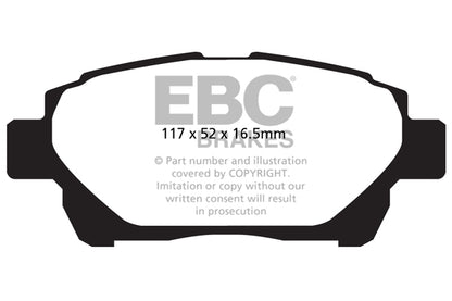 EBC Ultimax Front Brake Pads - DPX2061