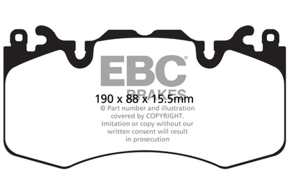 EBC Yellowstuff Front Brake Pads - DP42064R