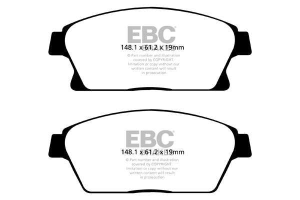 EBC Yellowstuff Front Brake Pads - DP42067R