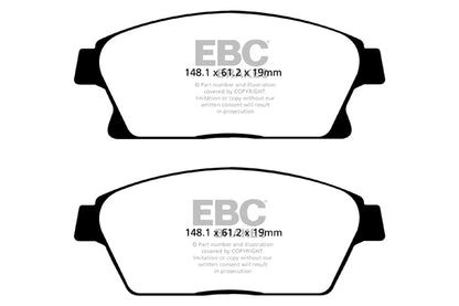 EBC Yellowstuff Front Brake Pads - DP42067R