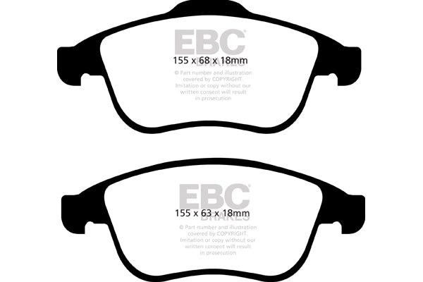 EBC Yellowstuff Front Brake Pads - DP42071R
