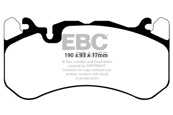 EBC Yellowstuff Front Brake Pads - DP42081R
