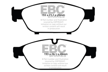 EBC Yellowstuff Front Brake Pads - DP42086R