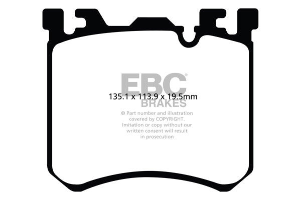 EBC Yellowstuff Front Brake Pads - DP42091R
