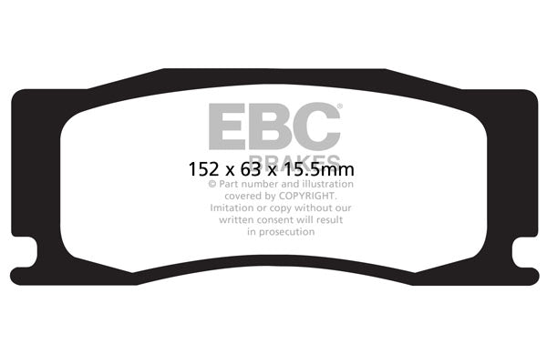 EBC Yellowstuff Front Brake Pads - DP42111R