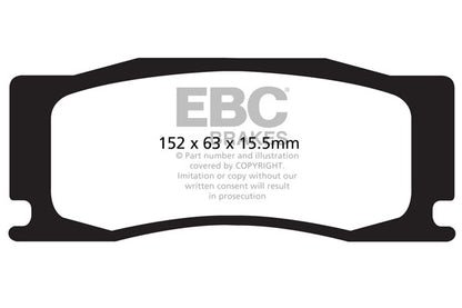 EBC Yellowstuff Front Brake Pads - DP42111R